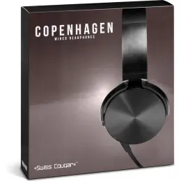 Swiss Cougar Copenhagen Wired Headphones Box